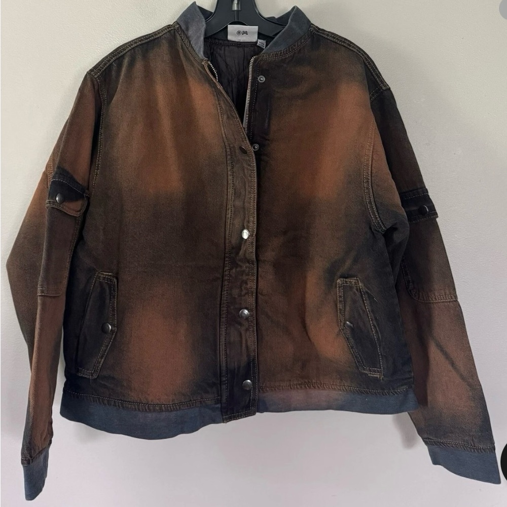 Stylish Brown Bomber Jacket